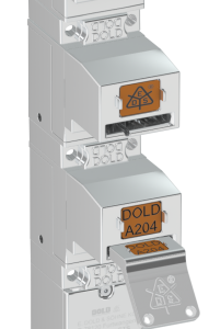 Mechanical guard lock with key exchange and actuator position monitoring RX11A