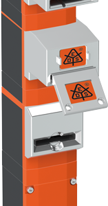 Mechanical guard lock with key exchange and actuator position monitoring RXK11M/K
